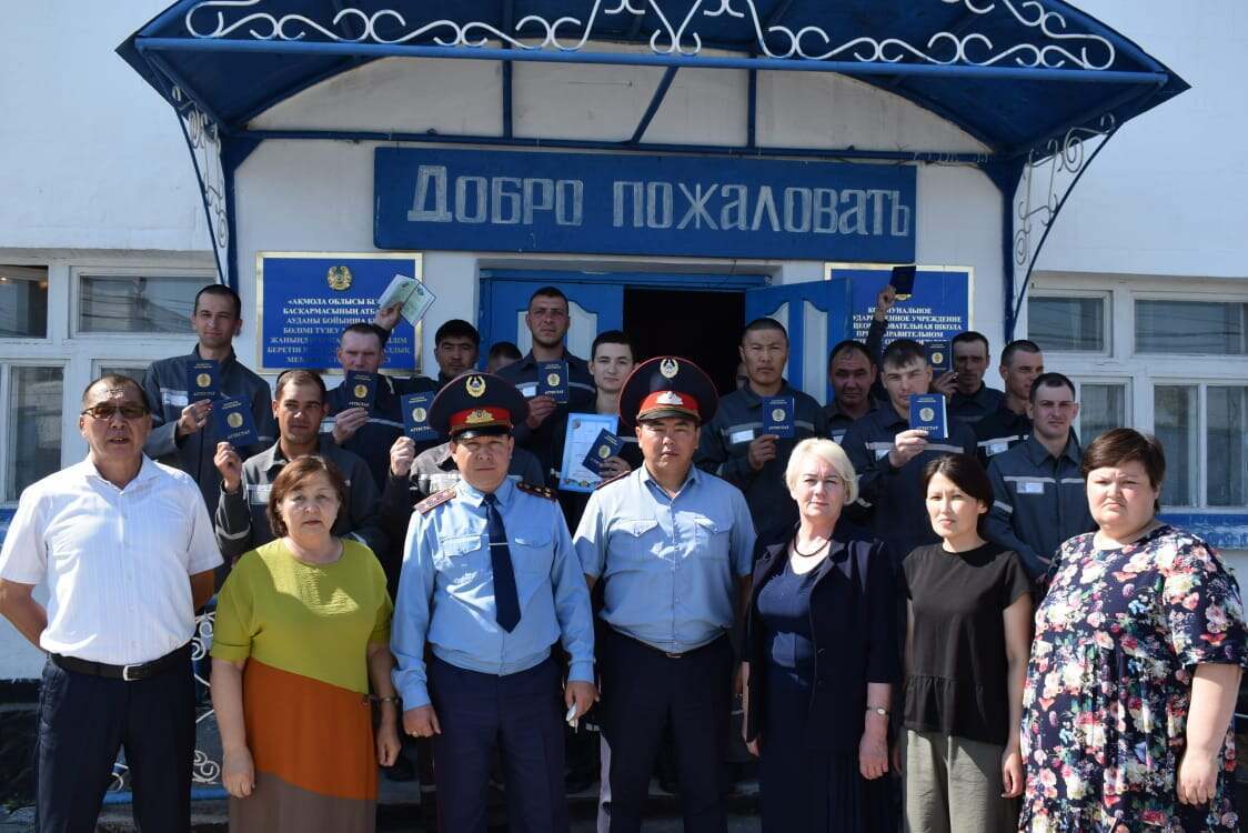23 осужденных получили аттестаты в колонии Акмолинской области